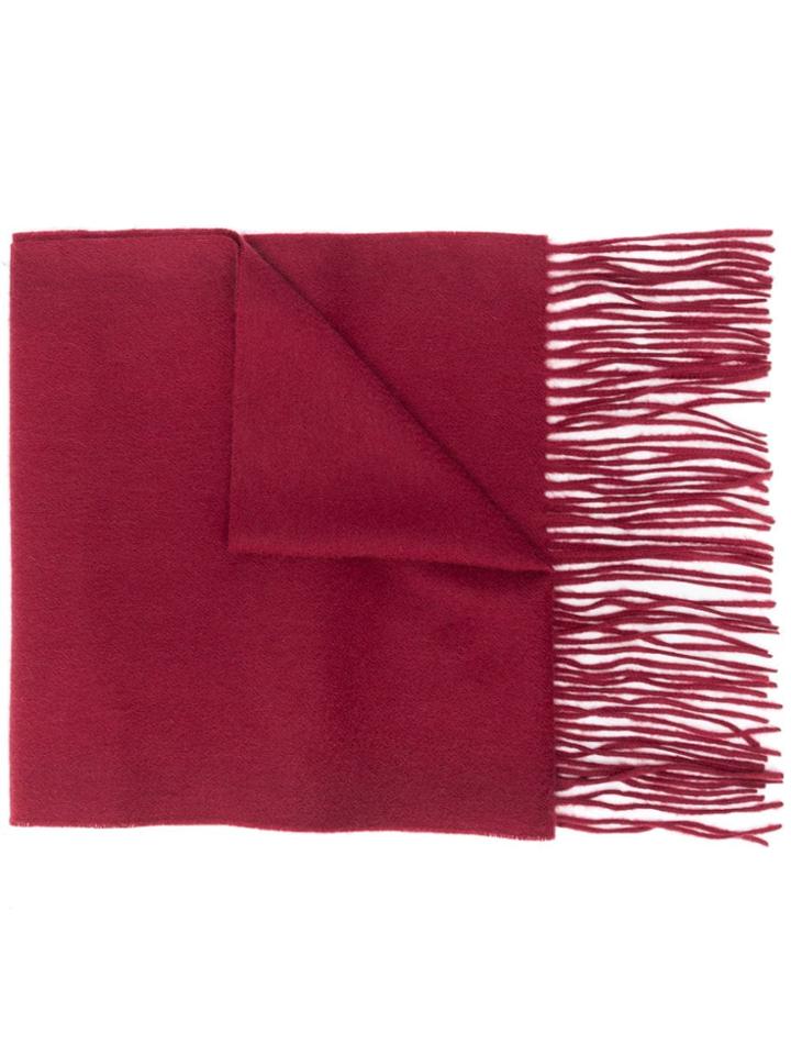 Mulberry Cashmere Scarf - Red