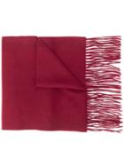 Mulberry Cashmere Scarf - Red
