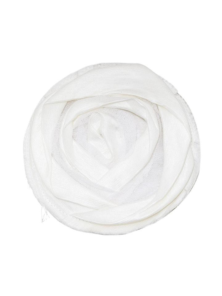 Ann Demeulemeester Large Flower Brooch - White