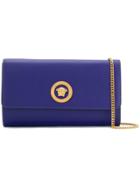 Versace Medusa Logo Clutch - Blue