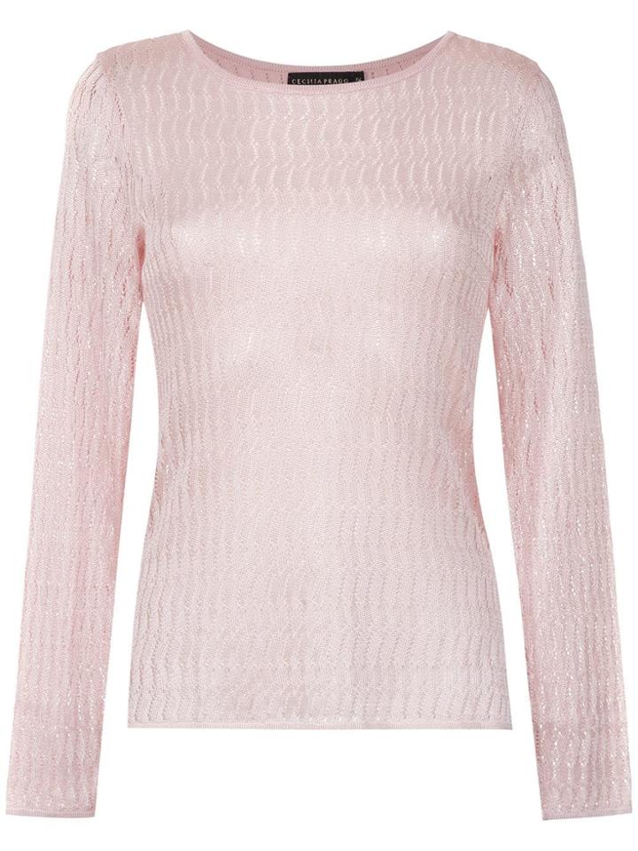 Cecilia Prado Ione Knitted Top - Pink