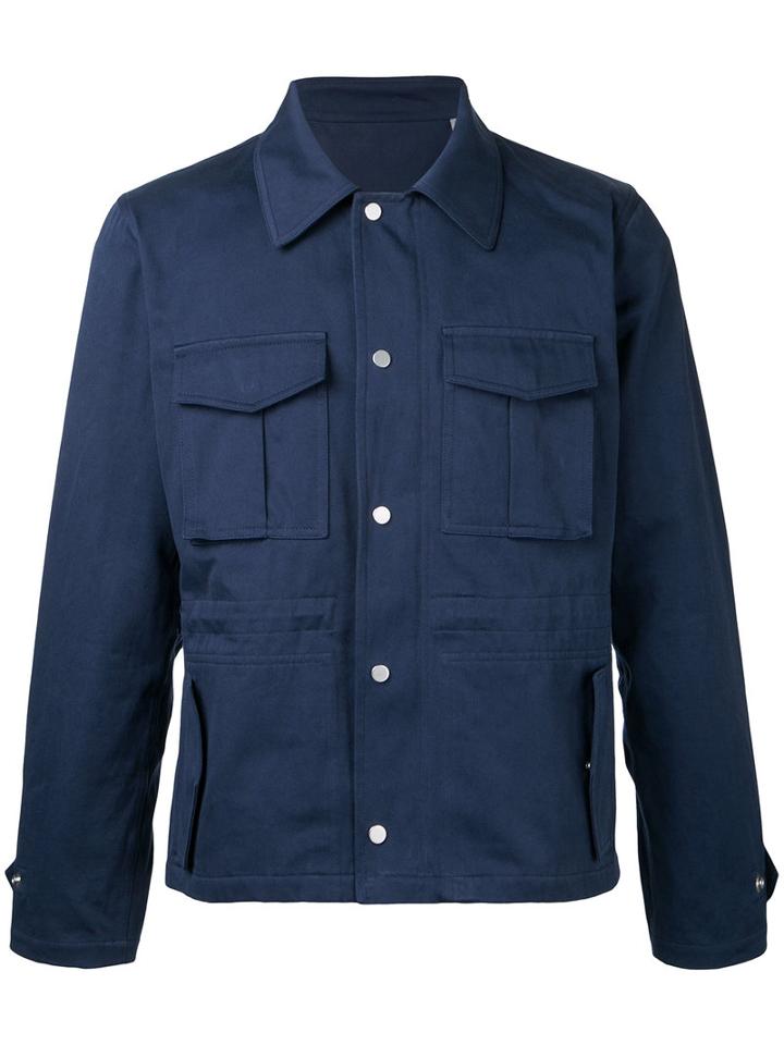 Kent & Curwen - Flap Pocket Jacket - Men - Cotton - L, Blue, Cotton