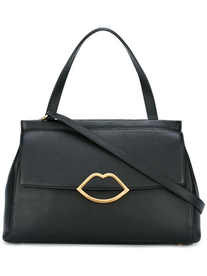 Lulu Guinness Large 'gertie' Tote, Women's, Black