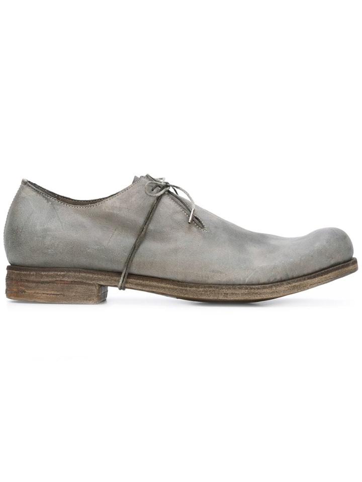 A Diciannoveventitre Round Toe Derby Shoes - Grey