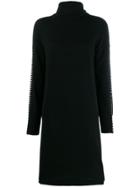 8pm Loose-fit Turtleneck Dress - Black