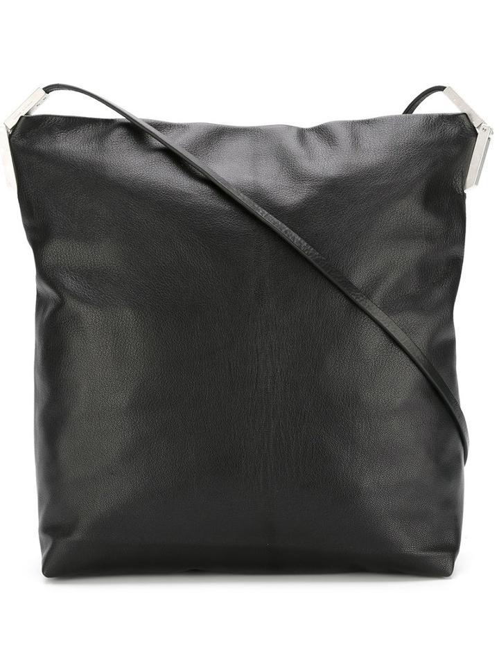 Rick Owens Adri Crossbody Bag, Women's, Black, Goat Skin/cotton