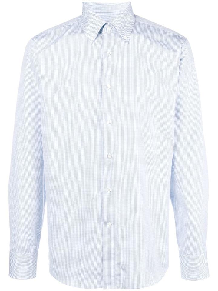 Canali Button Down Shirt - Blue