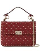 Valentino - Valentino Garavani Rockstud Spike Crossbody Bag - Women - Leather/metal (other) - One Size, Red, Leather/metal (other)