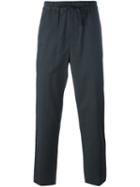 3.1 Phillip Lim Drawstring Trousers, Men's, Size: 32, Grey, Wool