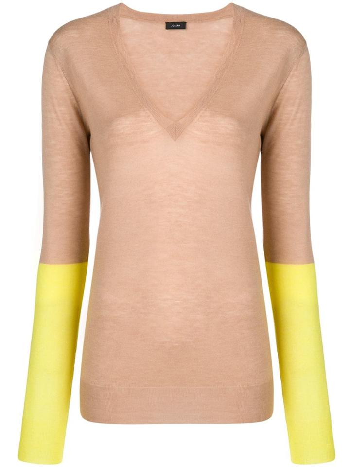 Joseph Two-tone Jumper - Brown