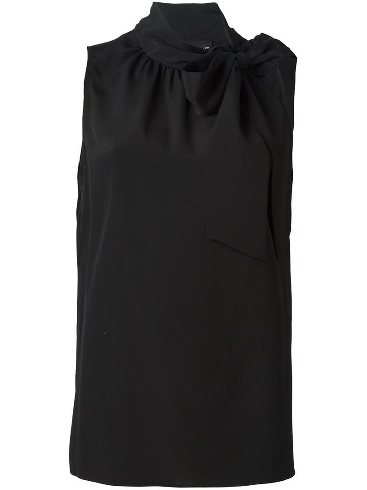 Boutique Moschino Tie Neck Detail Tank Top