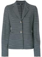 Fay Striped Blazer - Black