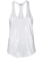 Alexandre Vauthier Rhinestone-embellished Tank Top - White