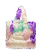 Stand Studio Lolita Faux Fur Tote Bag - Purple