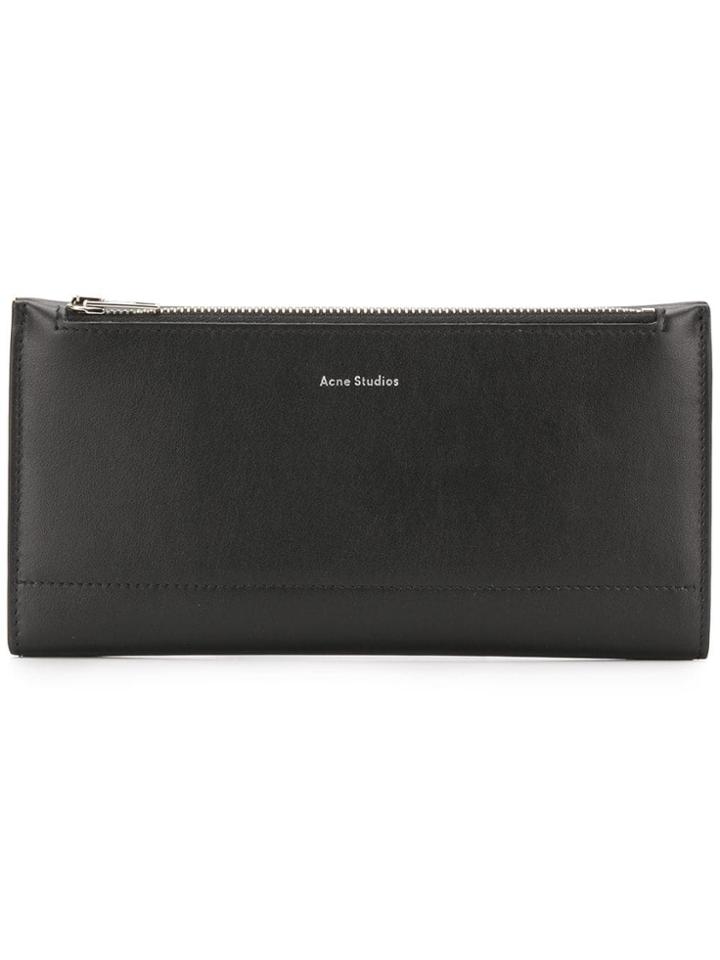 Acne Studios Continental Fold Wallet - Black