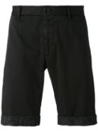 Etro - Straight Cut Shorts - Men - Cotton/spandex/elastane - 48, Black, Cotton/spandex/elastane
