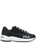 Fila Logo Print Sneakers - Black