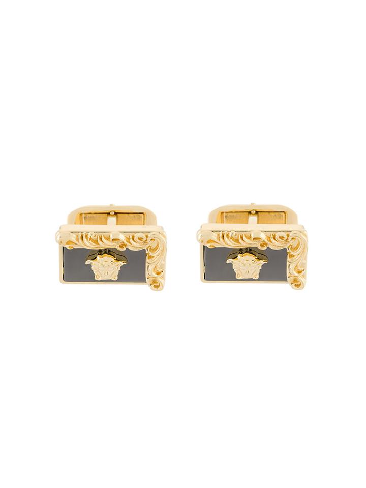 Versace Barocco Border Cufflinks - Metallic