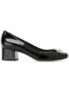 Michael Michael Kors Square Toe Pumps - Black