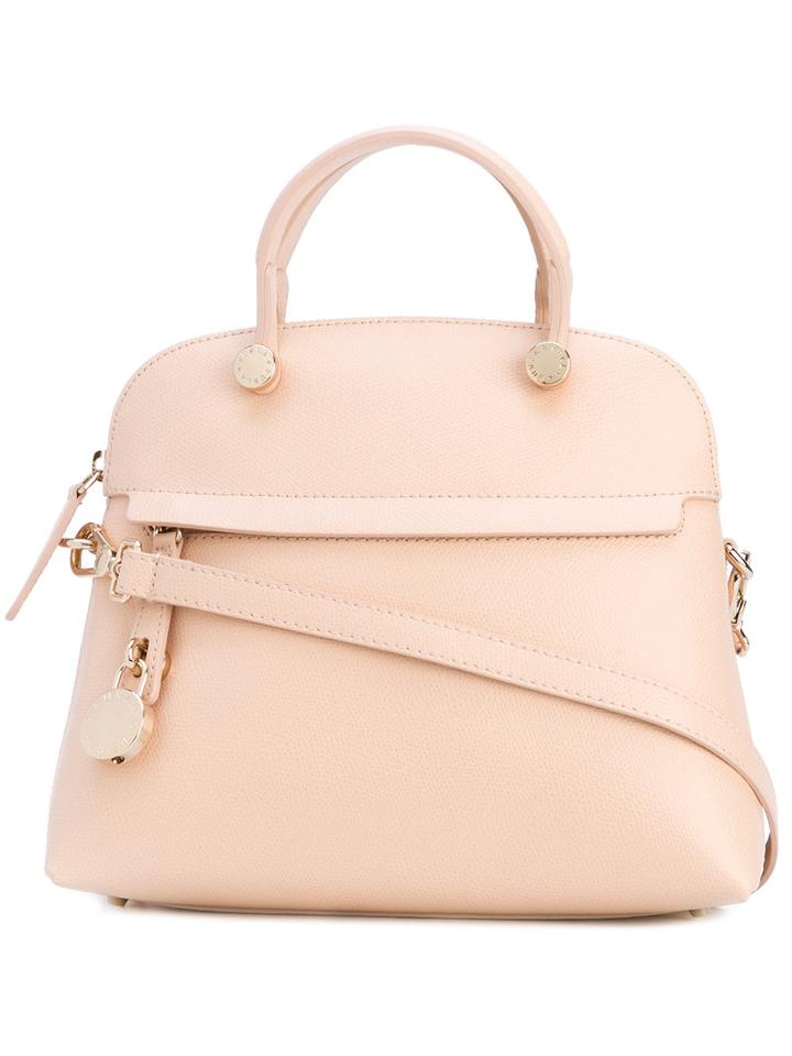 Furla - Piper Tote - Women - Calf Leather - One Size, Nude/neutrals, Calf Leather