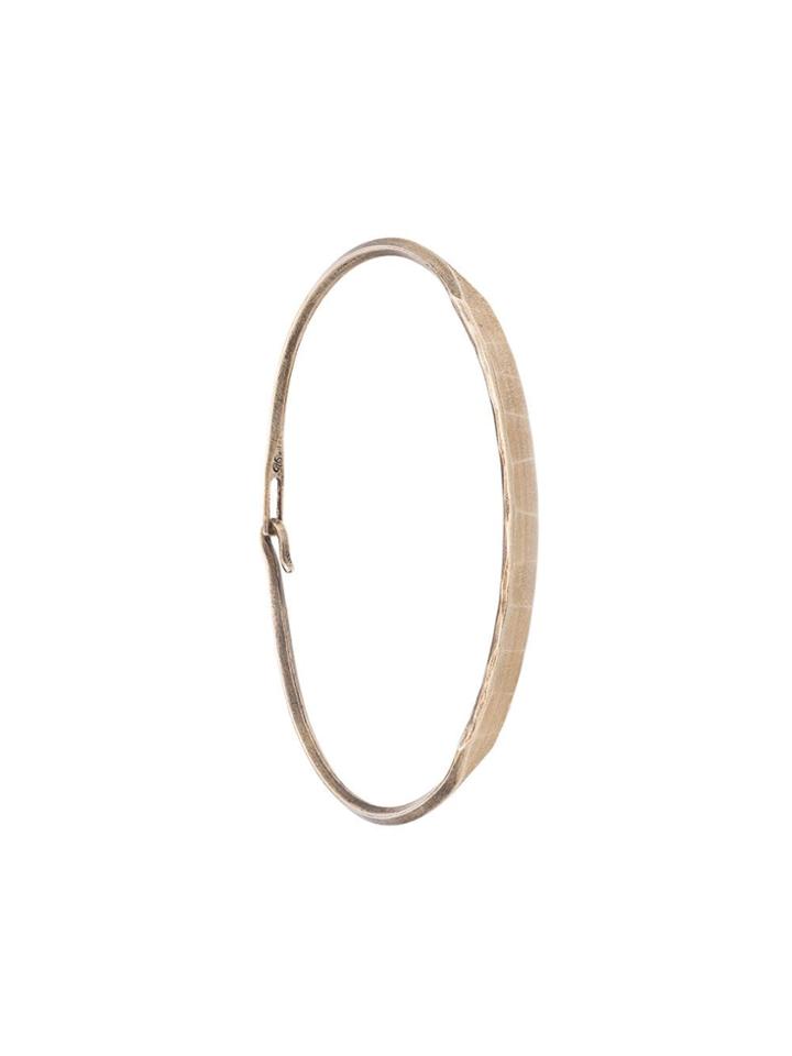 Werkstatt:münchen Hook Tag Bangle - Metallic