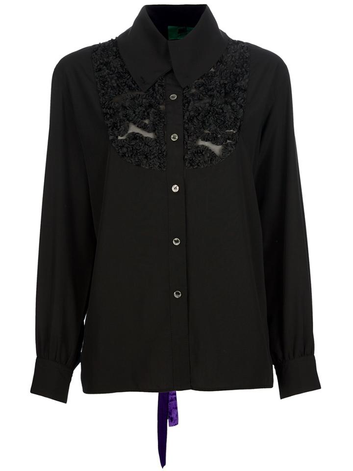 Jean Paul Gaultier Vintage Ruffled Panel Blouse