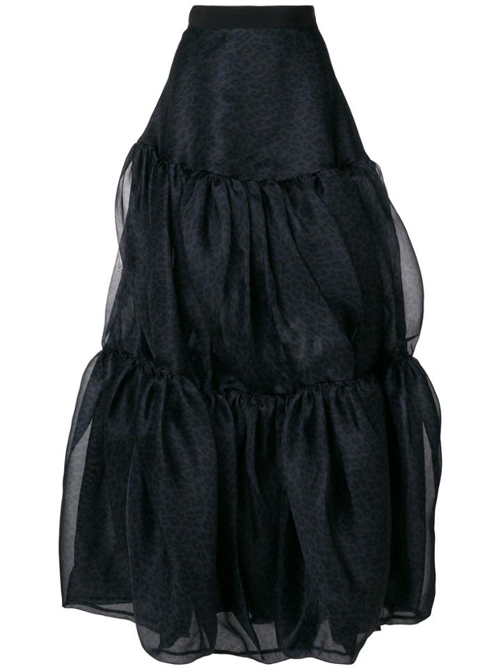 Maison Rabih Kayrouz Full Maxi Skirt - Blue