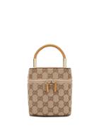 Gucci Pre-owned Gg Supreme Box Vanity Bag - Brown