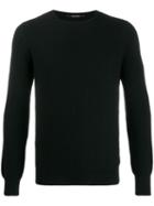 Tagliatore Textured Sweater - Black
