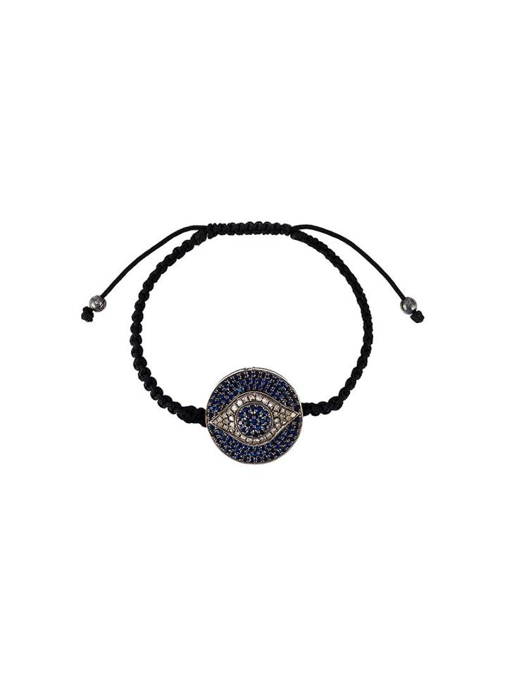 Gemco Evil Eye Sapphire And Diamond Bracelet, Women's, Black