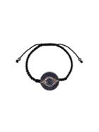 Gemco Evil Eye Sapphire And Diamond Bracelet, Women's, Black