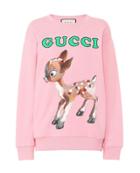 Fashion Concierge Vip Gucci - Gucci Fawn-printed Sweatshirt Size Xs -