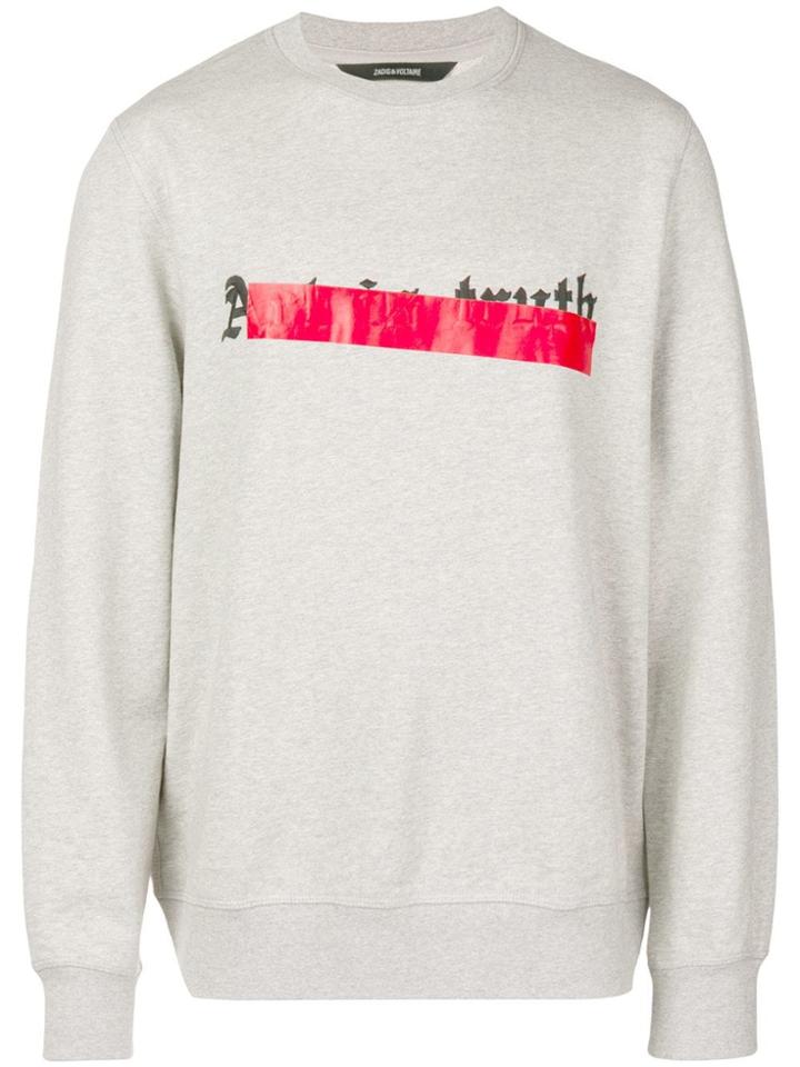 Zadig & Voltaire Art Is Truth Sweatshirt - Grey