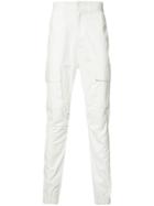 Stampd Patch Pocket Trousers, Men's, Size: Medium, White, Cotton