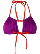 Solid & Striped Misty Bikini Top - Purple