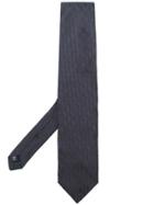 Fashion Clinic Timeless Geometric Pattern Tie - Blue