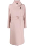 Giorgio Armani Belted Trench Coat - Pink