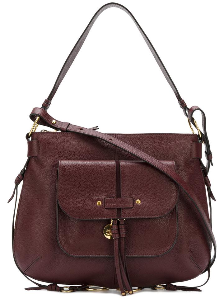 See By Chloé - Joan Tote - Women - Cotton/calf Leather - One Size, Red, Cotton/calf Leather