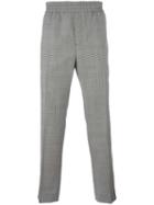 Golden Goose Deluxe Brand Prince Of Wales Trousers, Men's, Size: Large, Black, Virgin Wool