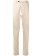 Gieves & Hawkes Mid-rise Straight Leg Trousers - Brown