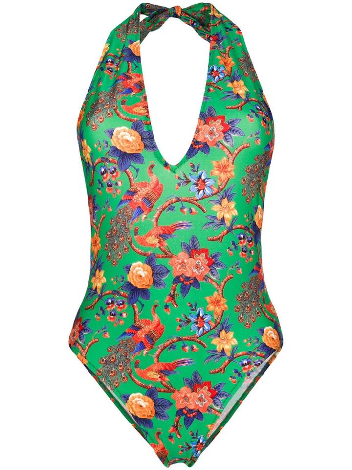 La Doublej Pavone Verde Swimsuit - Green