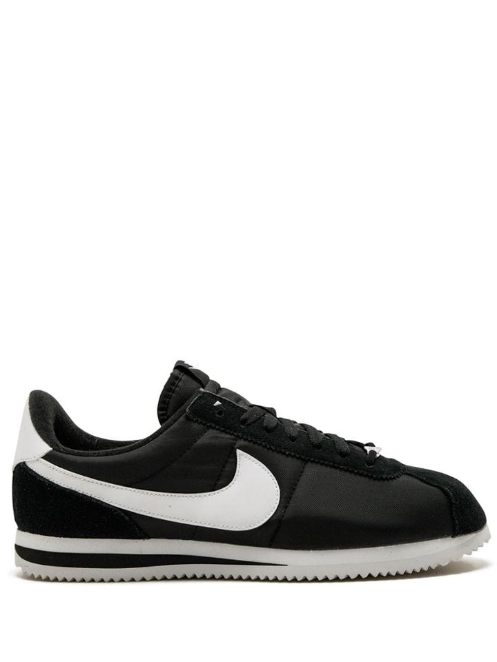 Nike Cortez Basic Nylon Sneakers - Black