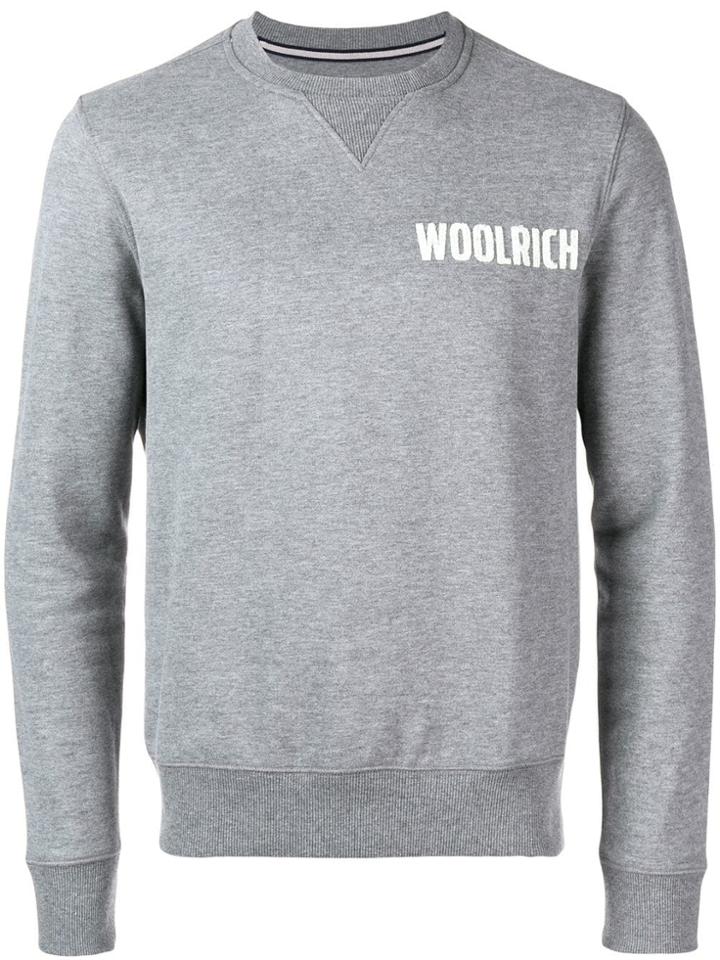 Woolrich Logo Sweatshirt - Grey