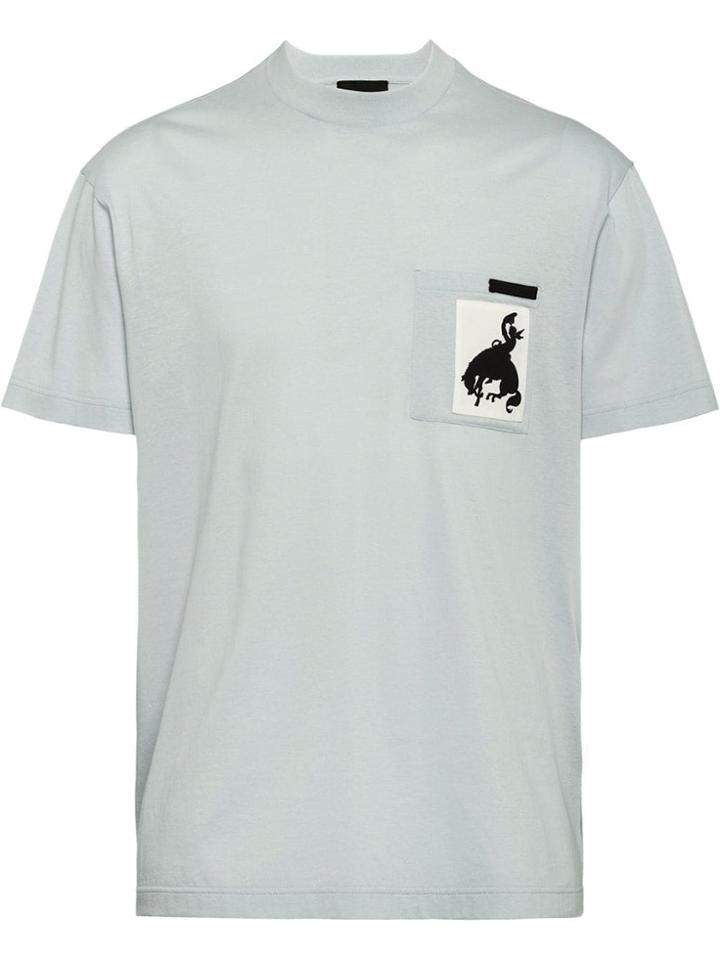 Prada Chest Pocket T-shirt - Blue