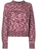 Iro Melange Knitted Sweater - Pink