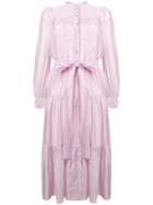 See By Chloé Tiered Pleated Dress - Pink
