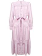See By Chloé Tiered Pleated Dress - Pink