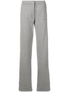 Gaelle Bonheur Slit Detail Track Pants - Grey