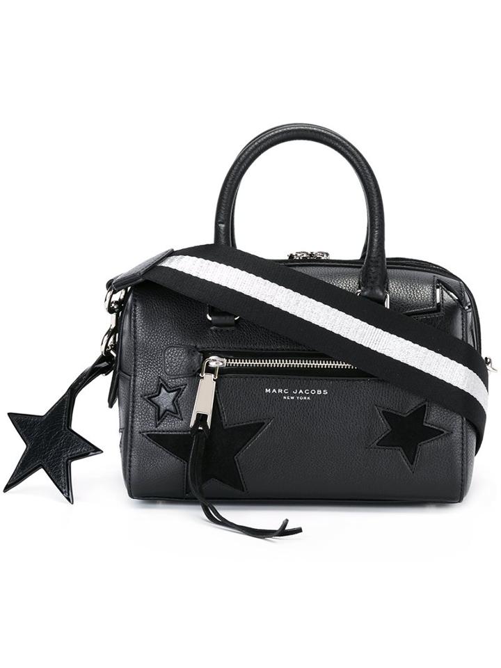 Marc Jacobs Small 'star Patchwork' Bauletto Tote, Women's, Black