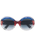 Gucci Eyewear Colour Block Sunglasses - Metallic